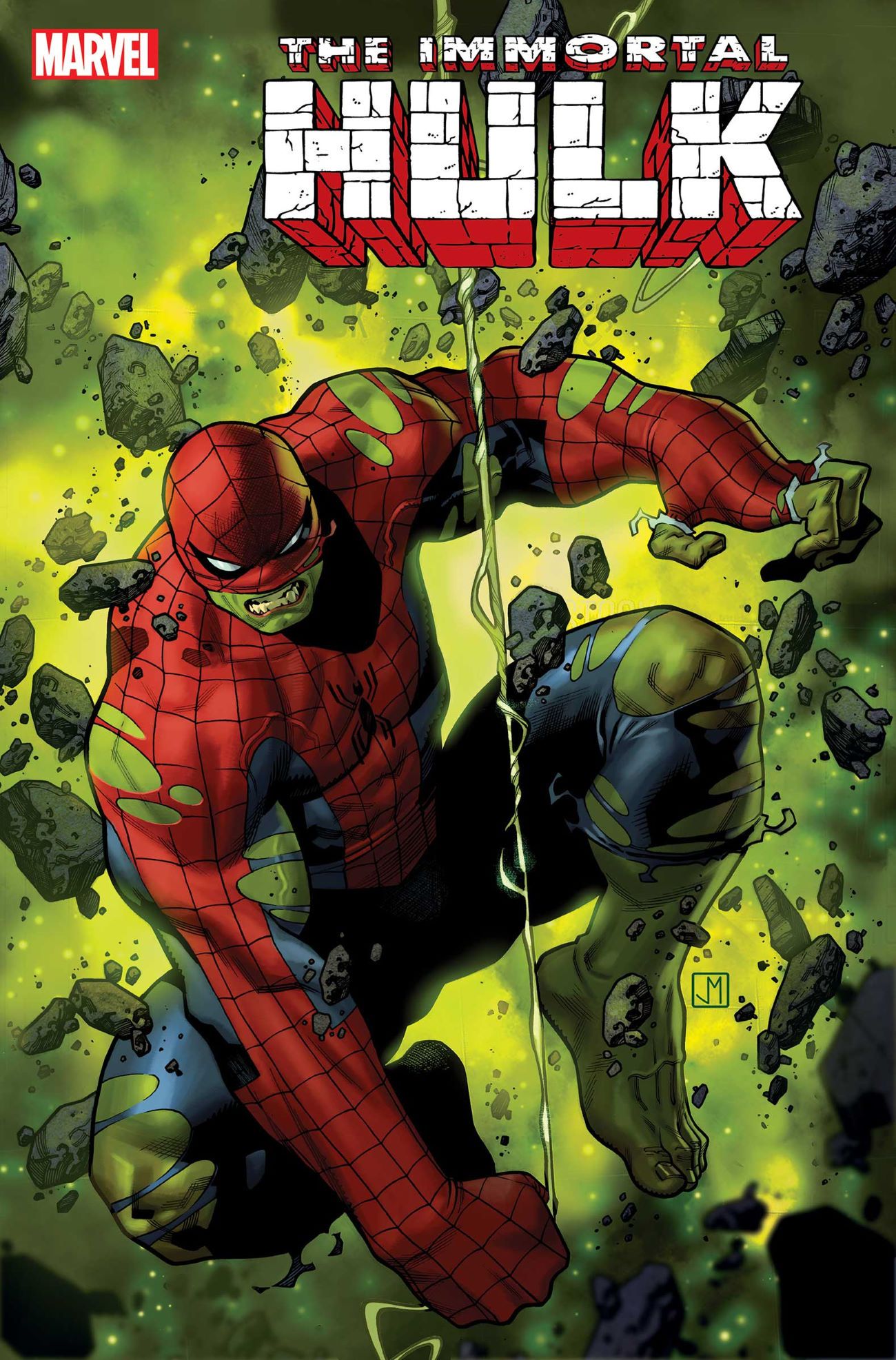 Spider-Man Hulk Comic Cover Art