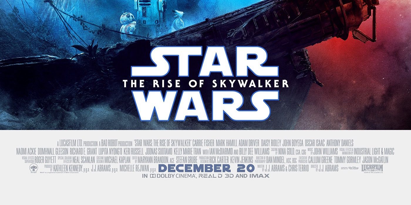 Star Wars The Rise of Skywalker Movie Poster Credits