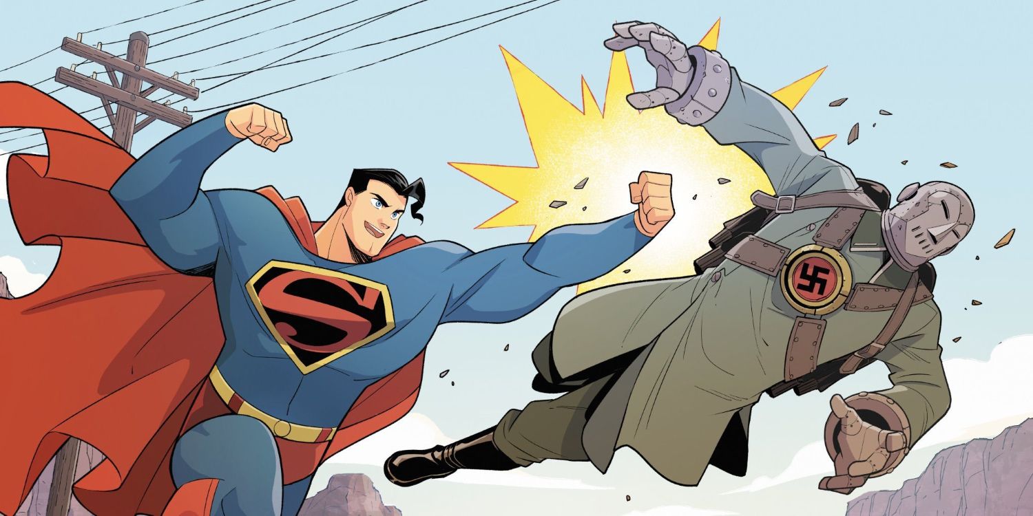 Superman Smashes The Klan Atom Man