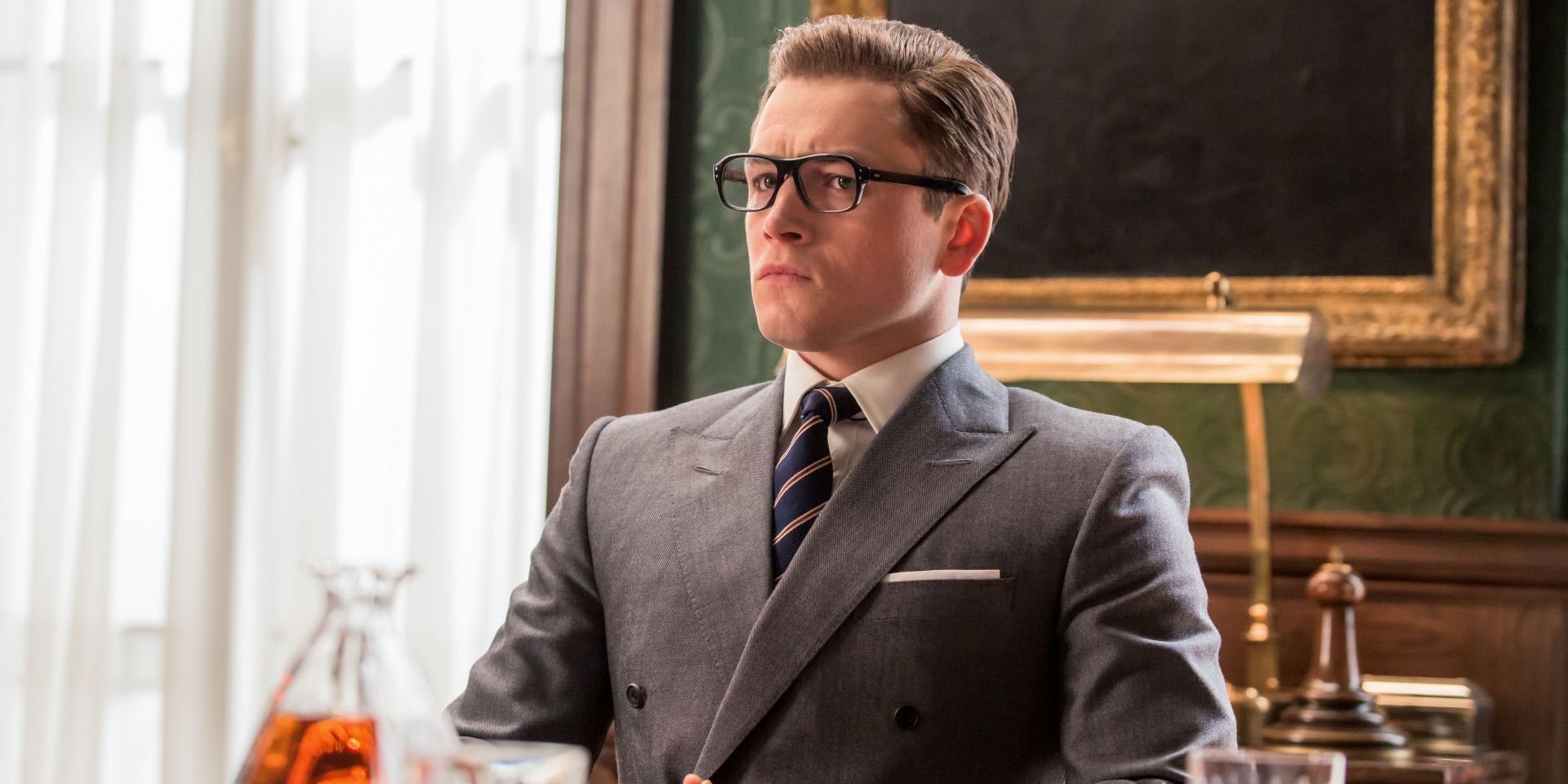 Taron Egerton in Kingsman The Golden Circle