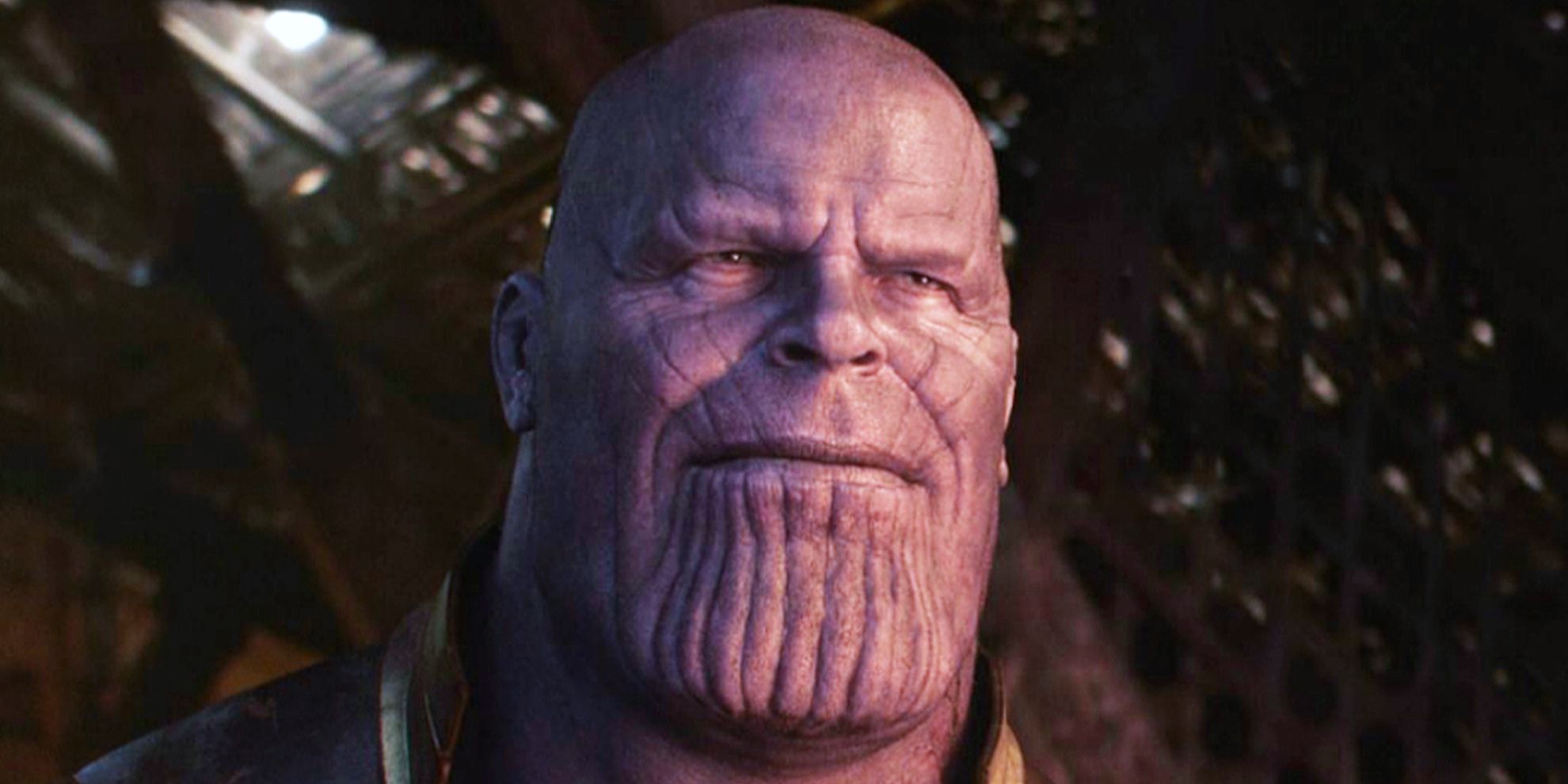 Thanos Happy Smiling in Infinity War
