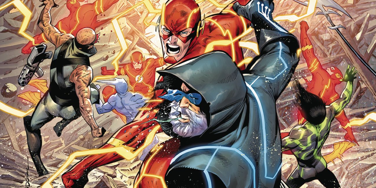 The Flash Fights Captain Cold Comic