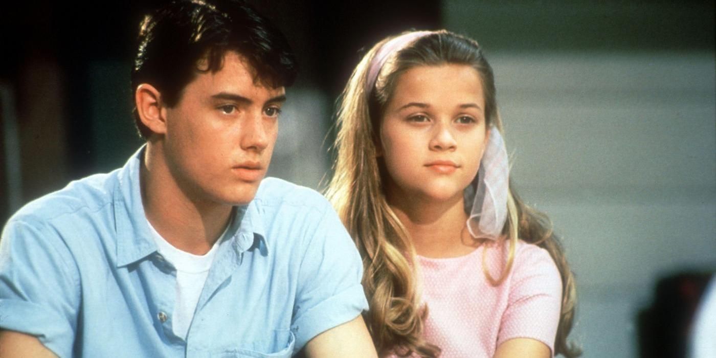 A young Reece Witherspoon in The Man In The Moon