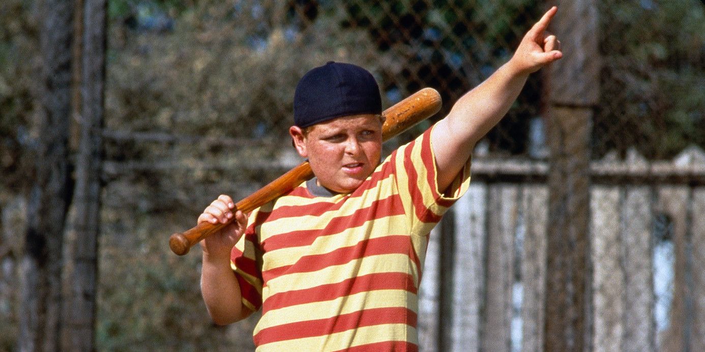 Ham calling his hit at the plate in Sandlot