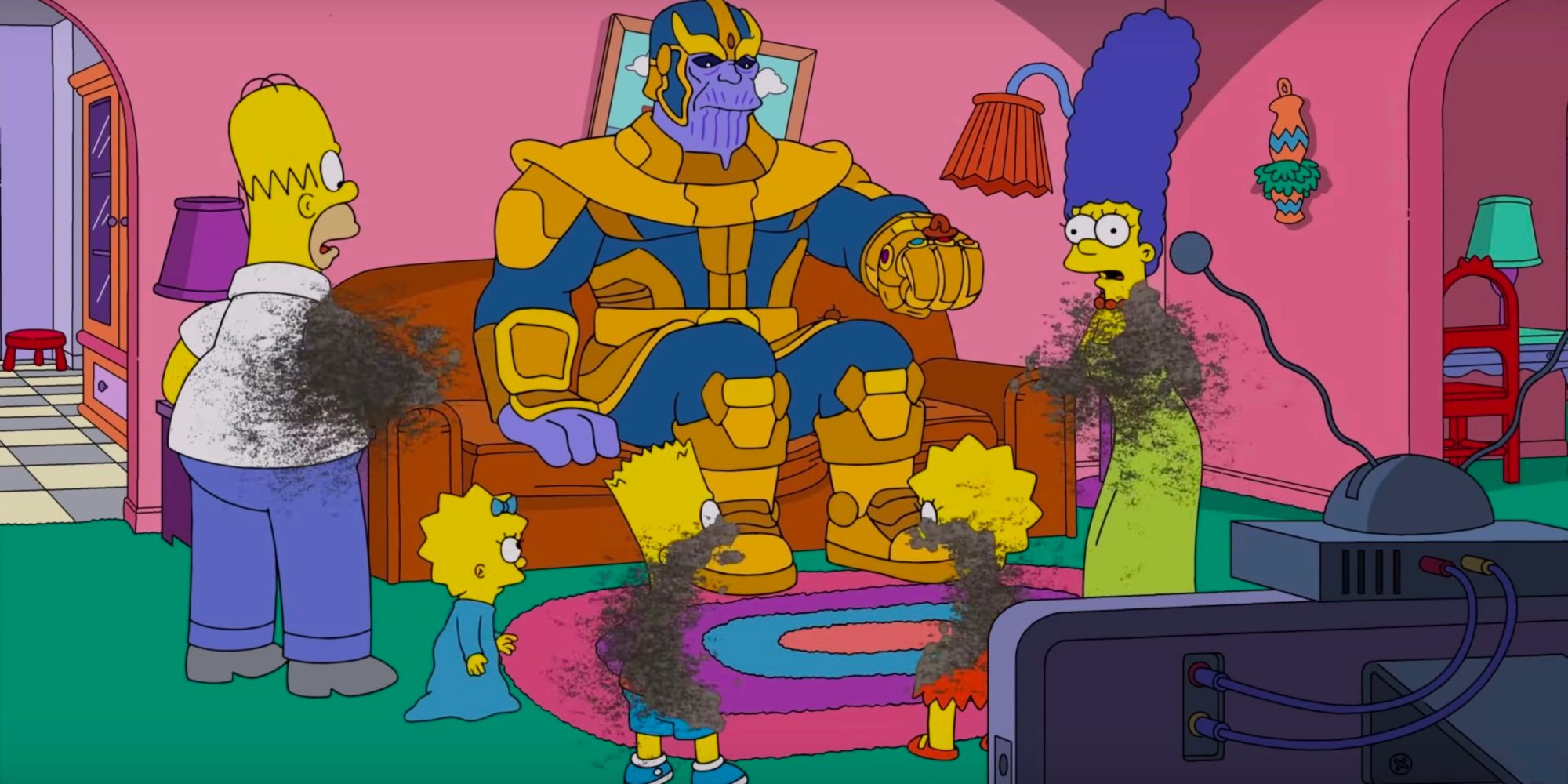 The Simpsons Thanos couch gag