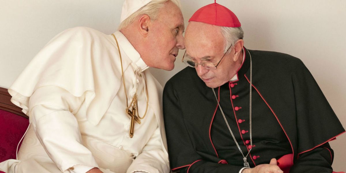 The Two Popes talking