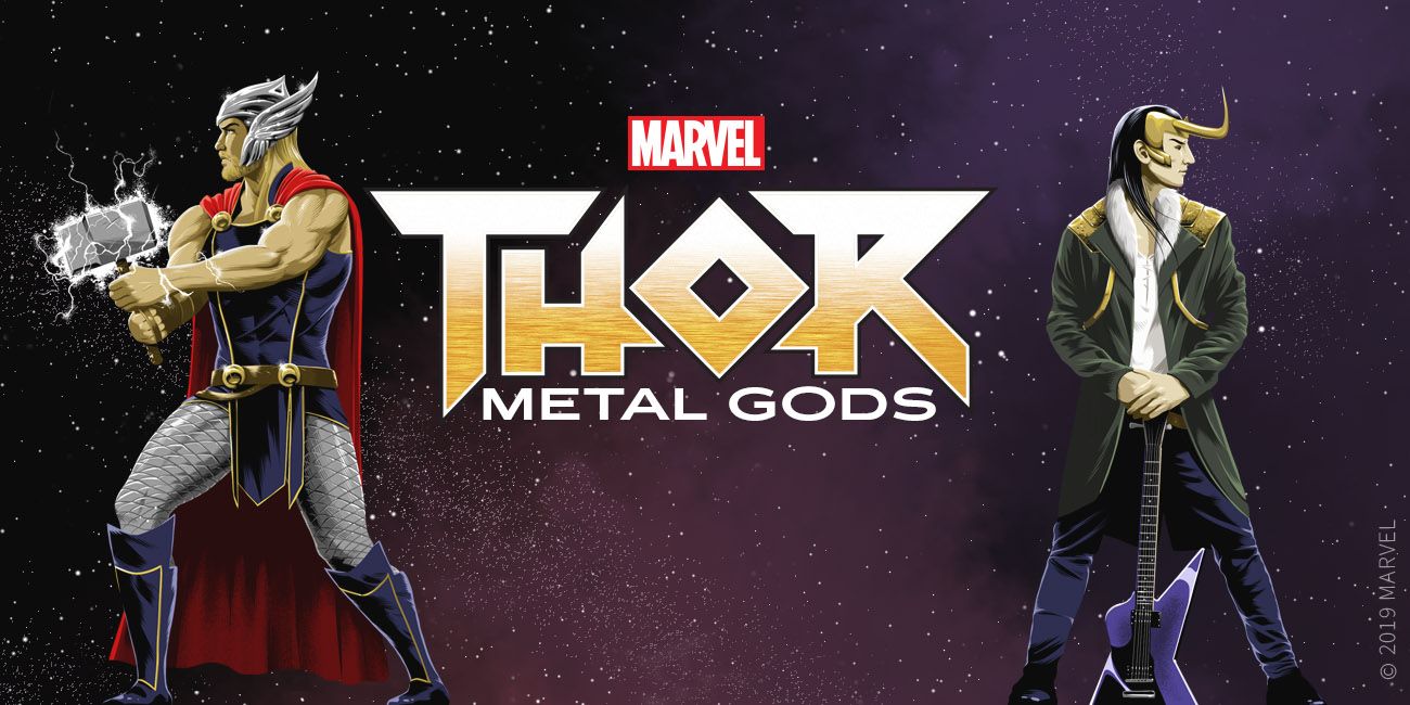 Thor Metal Gods Loki Artwork