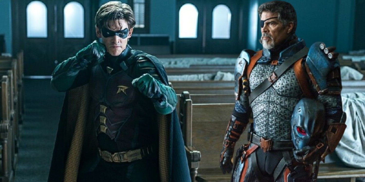 Titans Robin and Deathstroke in Jericho
