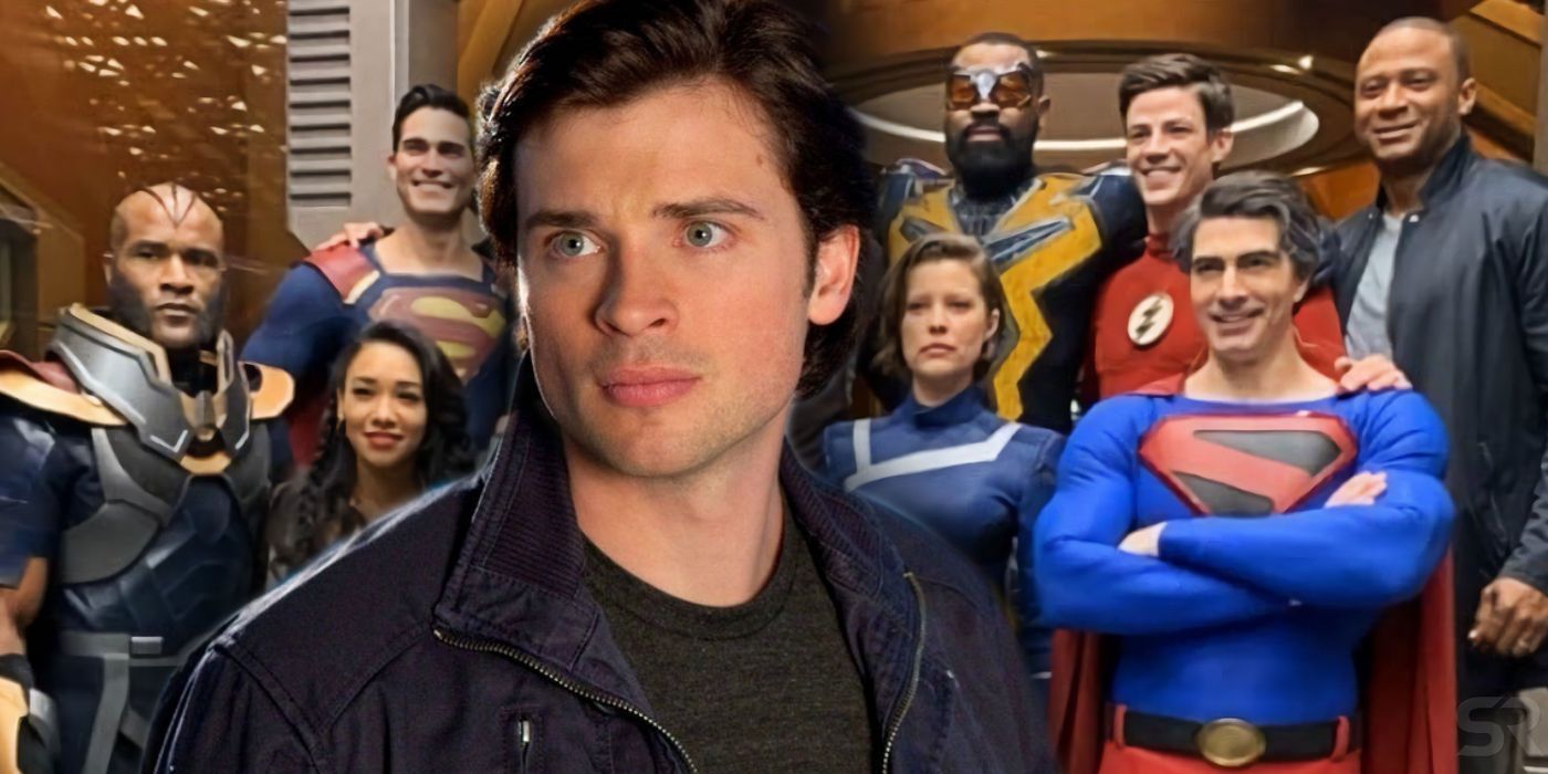 Tom Welling and Crisis on Infinite Earths Team