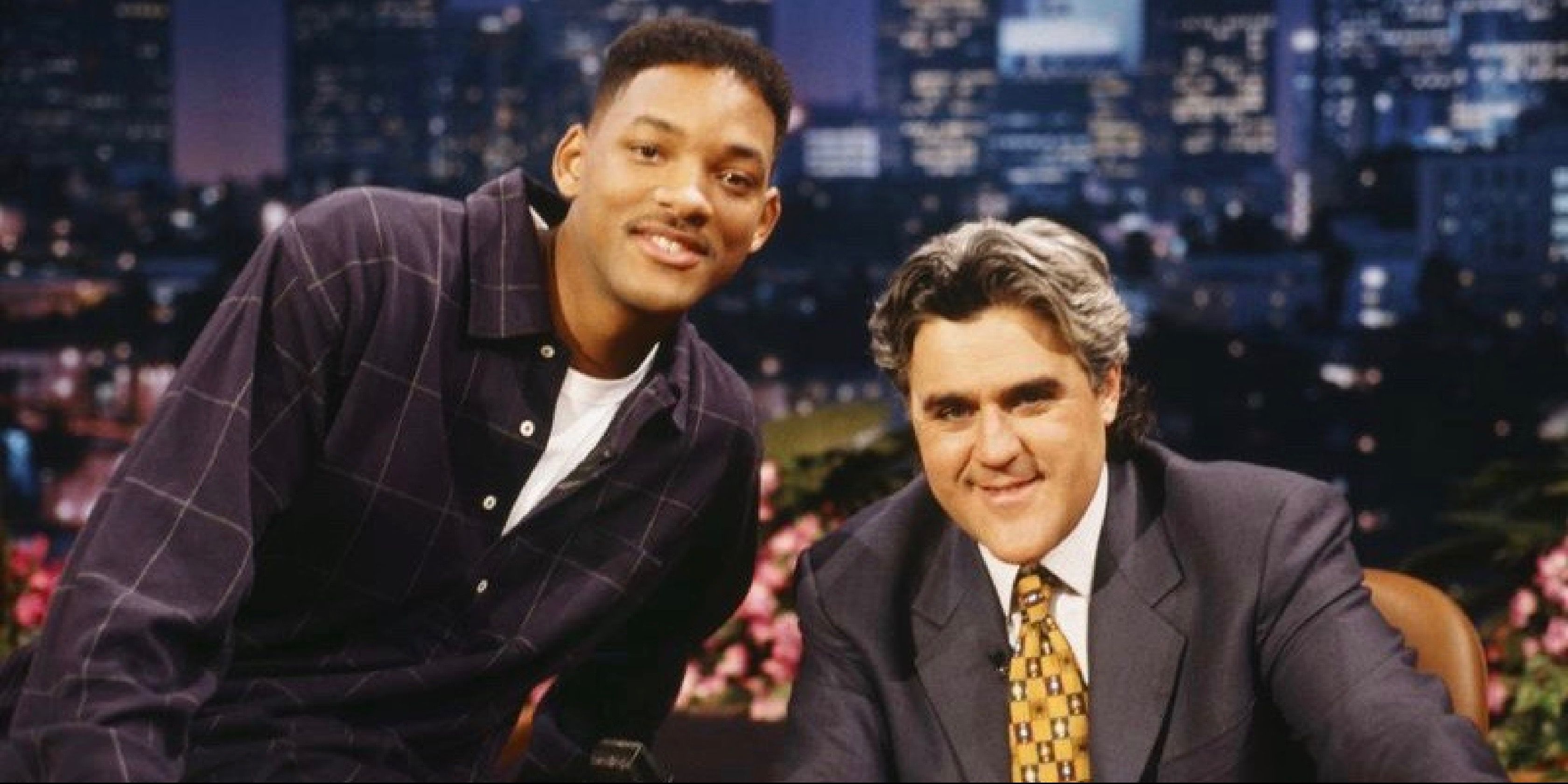 WIll Smith and Jay Leno in The Fresh Prince of Bel-Air