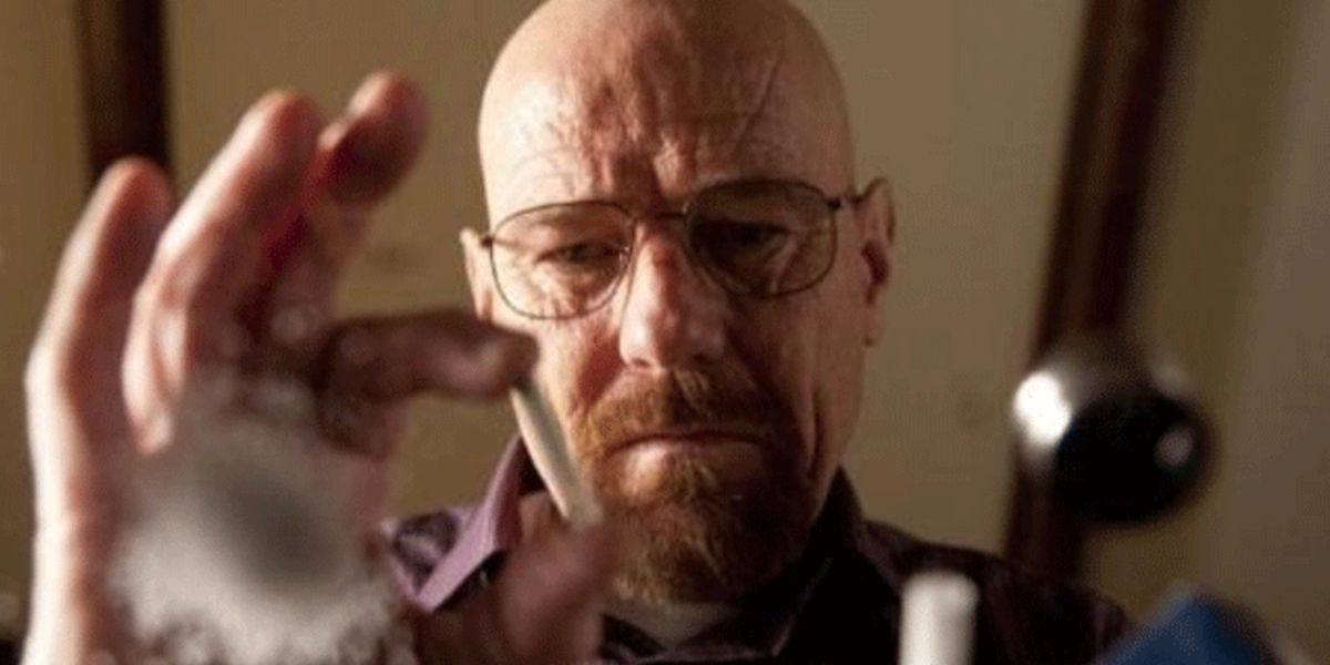 Walter White holding ricin from Breaking Bad