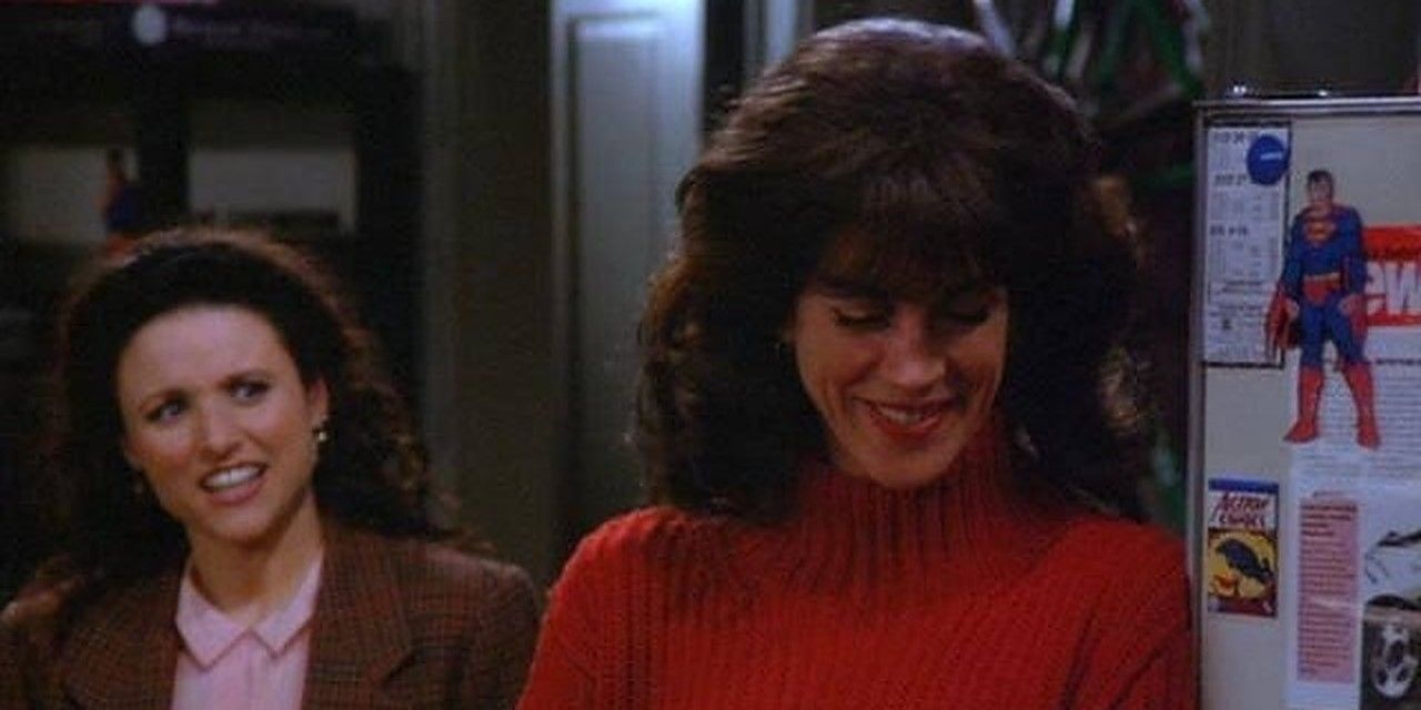 Eliane and Wendy smiling on Seinfeld