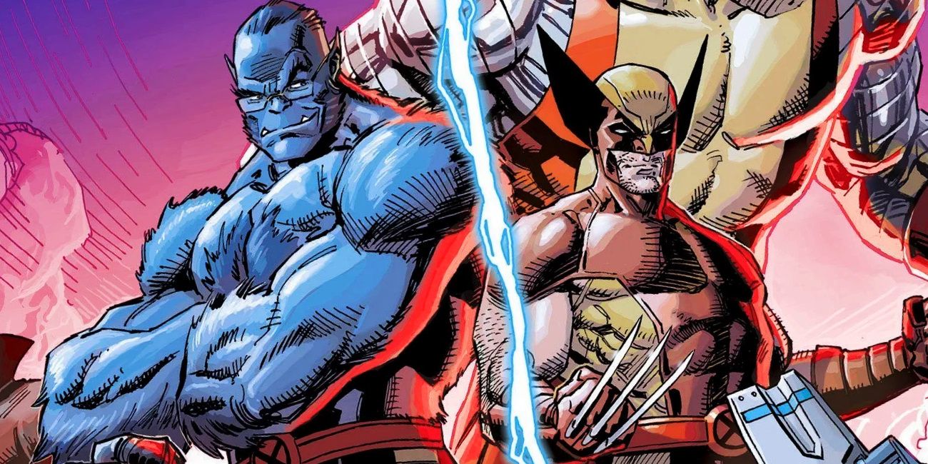 X-Force New X-Men Team Beast Wolverine