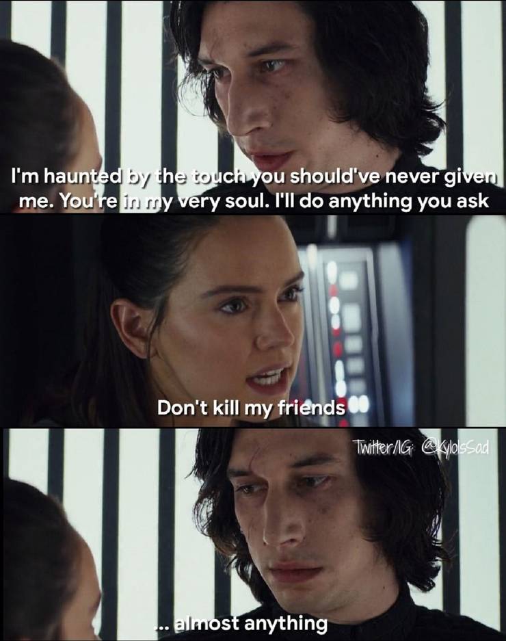 Star Wars 10 Hilarious Reylo Memes That Will Have You Crying Of