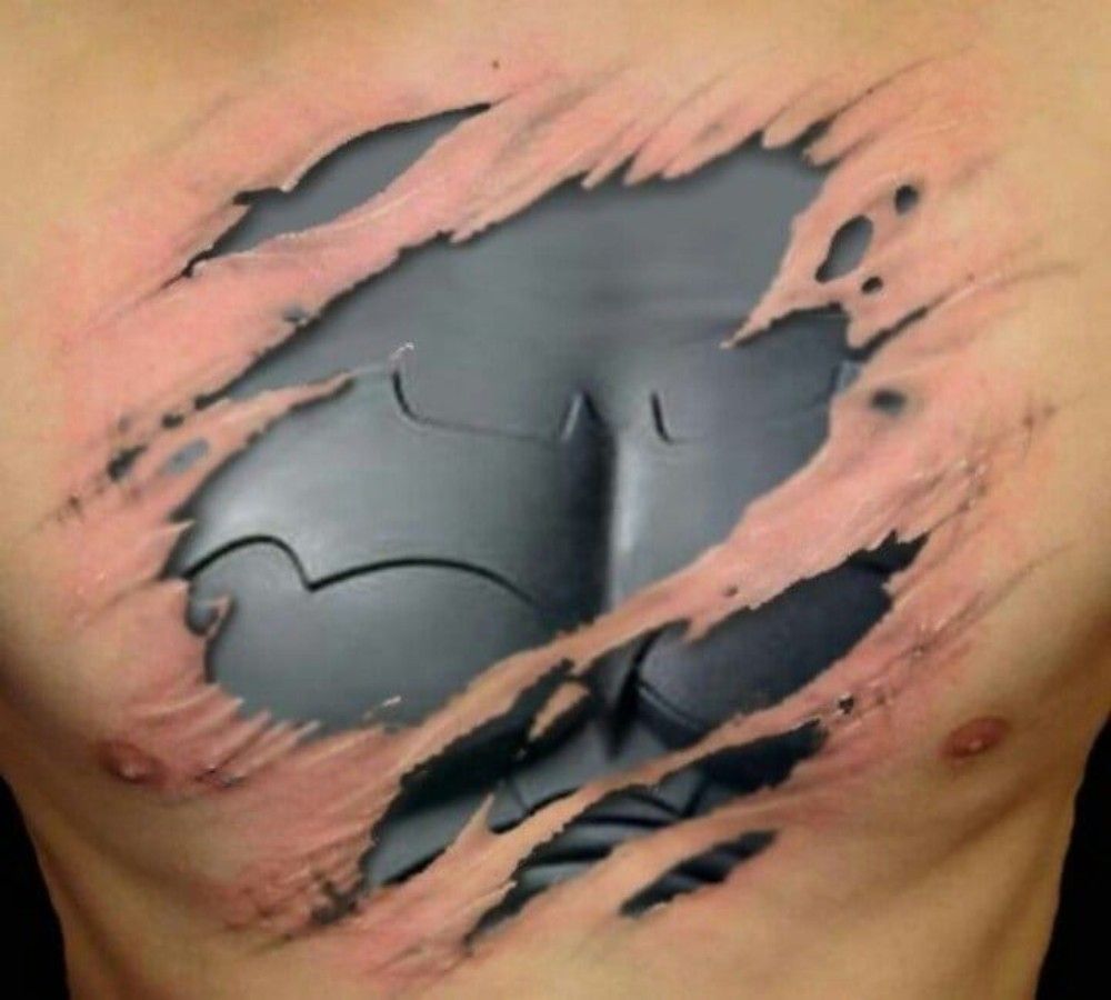 Stencil Tattoo Kids 001 Batman