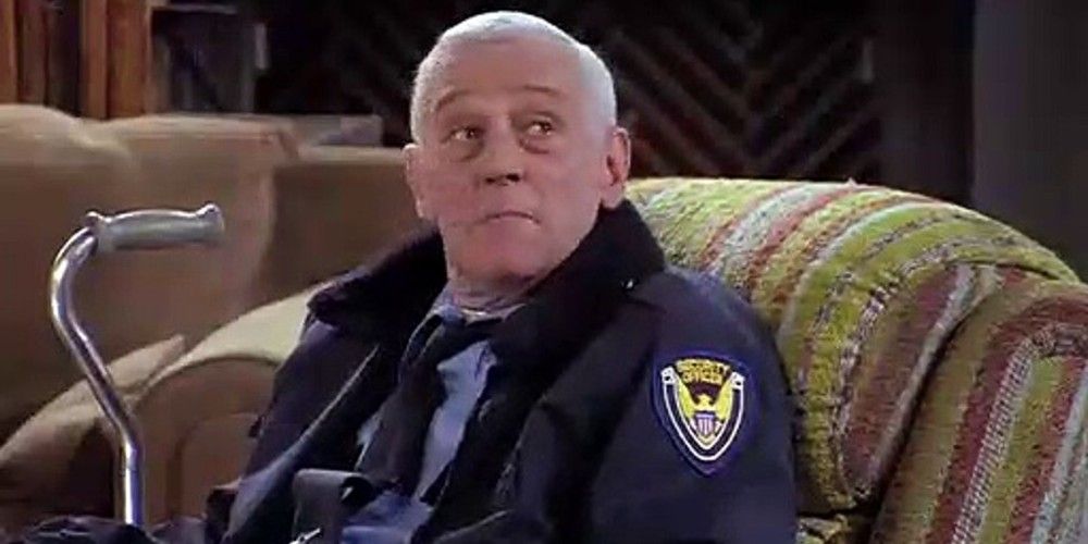 Martin Wearing his security uniform on Frasier