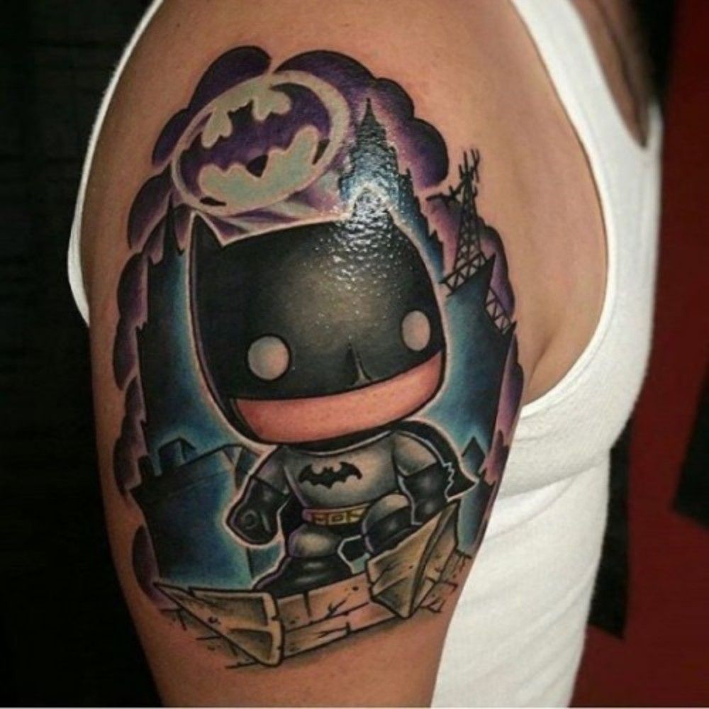 Batman Tattoo Art: Unveiling the Dark Knight's Emotional Side — 1MM Tattoo  Studio