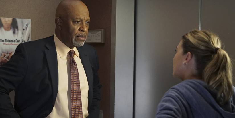 Richard and Meredith having a discussion