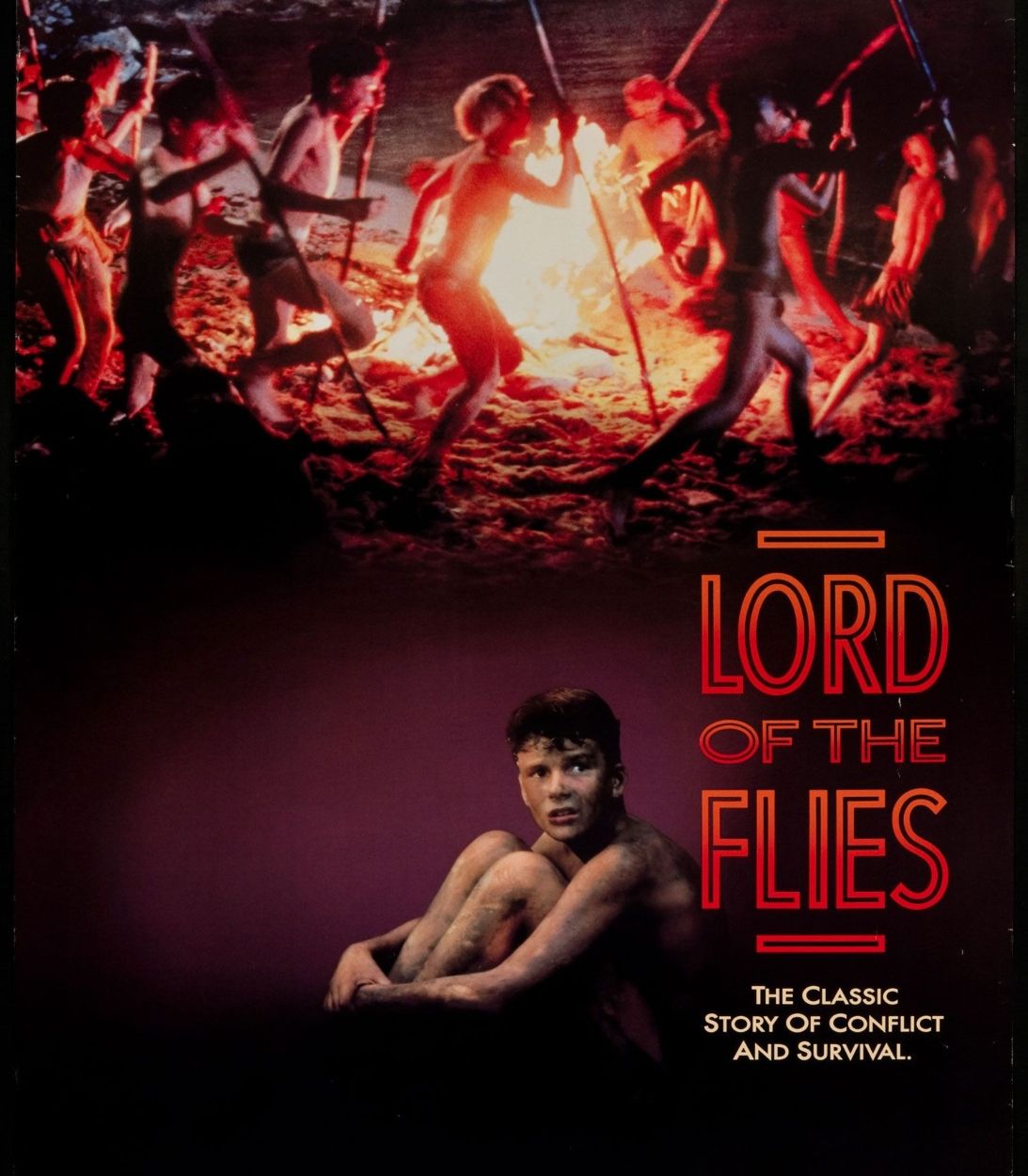 lord of the flies 1990 poster TLDR vertical