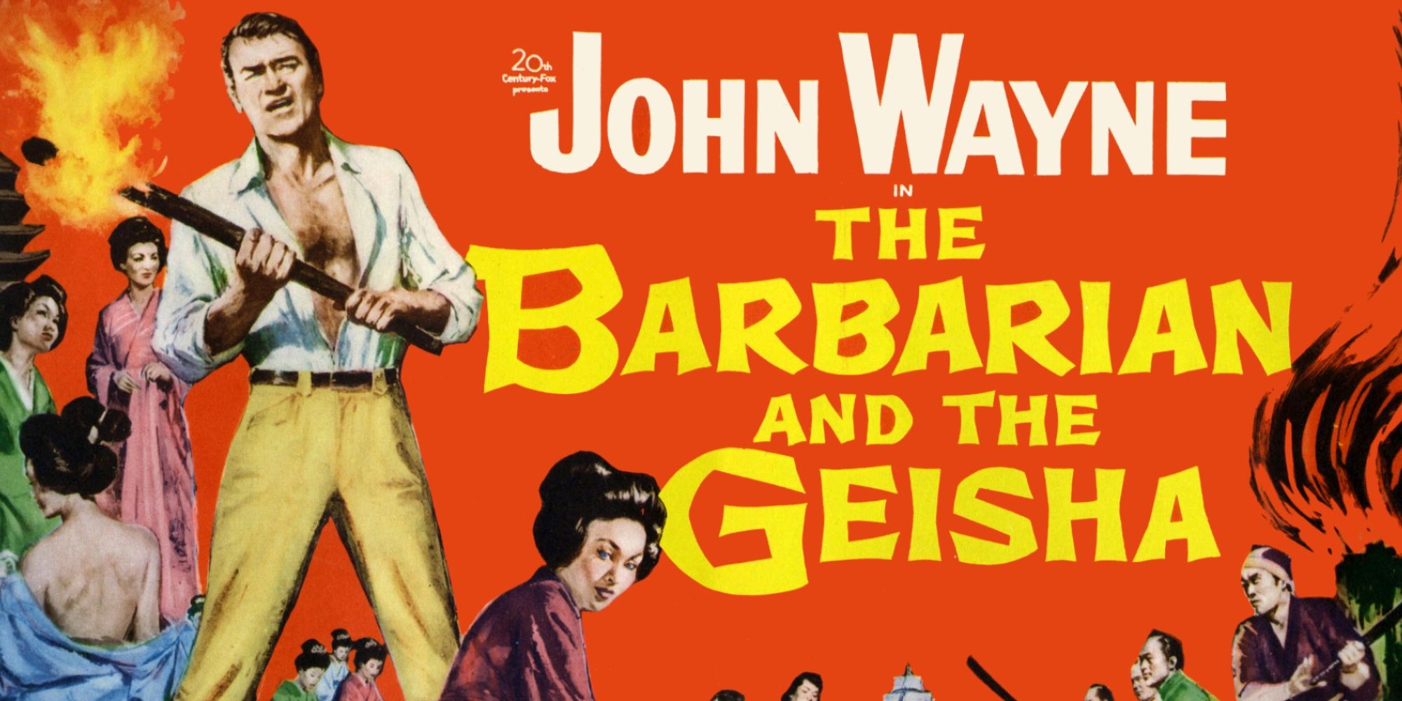 the barbarian and the geisha poster