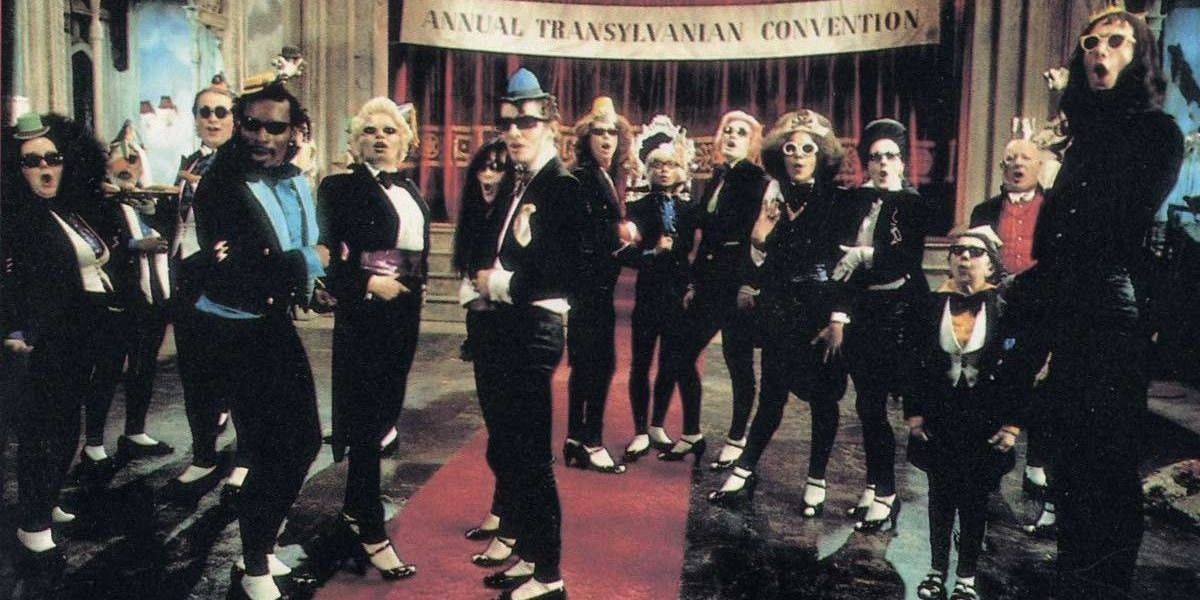 The Transylvanians do the Time Warp in Rocky Horror Picture Show