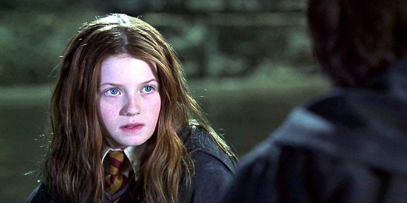 Ginny in the Chamber of Secrets in Harry Potter