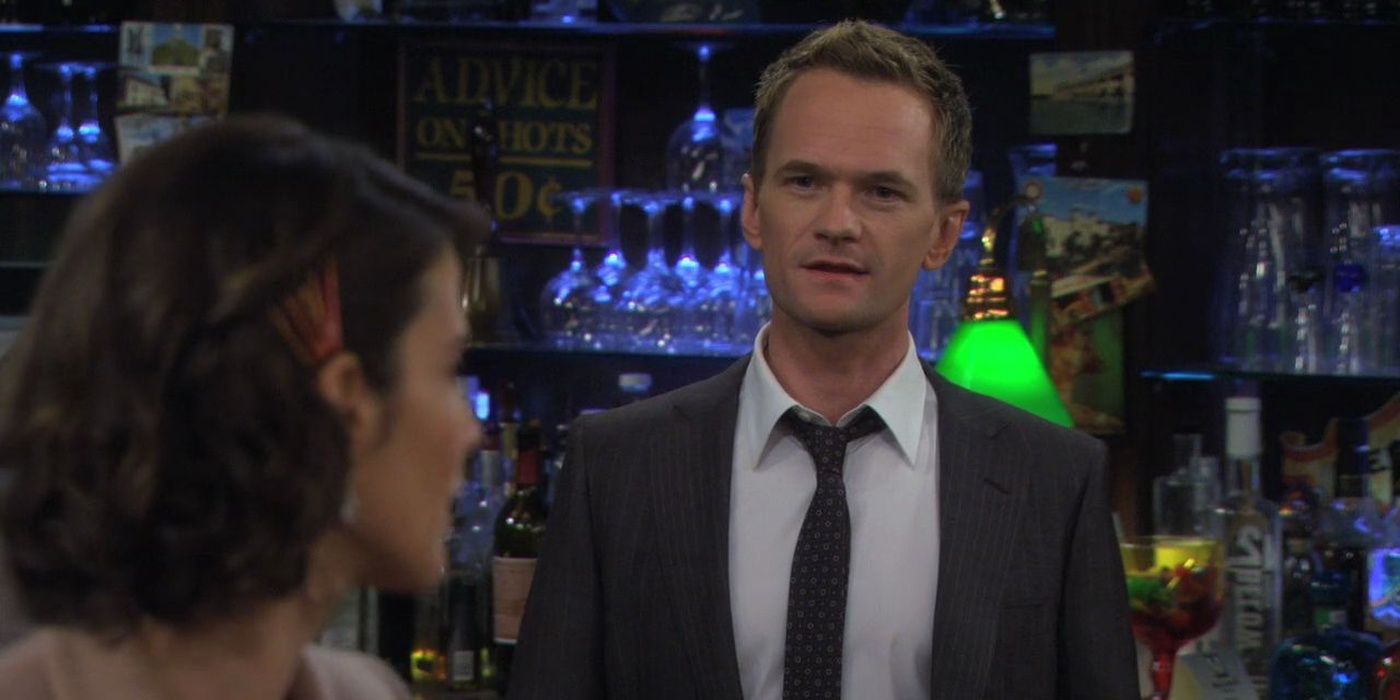 Barney's longest second occurs as Robin shakes her head at him after choosing Kevin and not leaving him for Barney like they agreed after they cheated on their partners &amp; Barney left Nora in How I Met Your Mother
