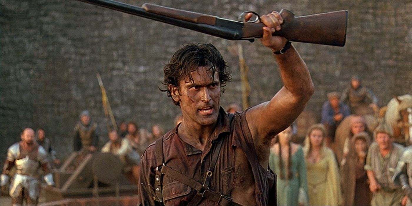 Ash Williams Holding His Boomstick - Army Of Darkness