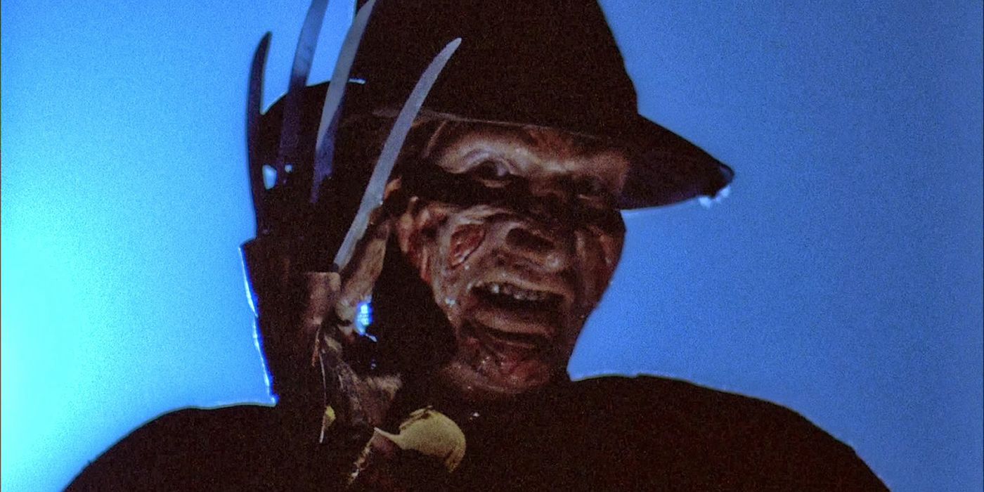 Freddy holding up his glove in A Nightmare on Elm Street