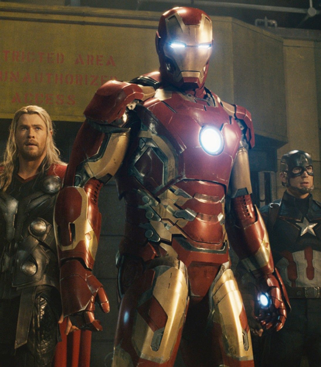 Age of Ultron Thor Iron Man Captain America vertical