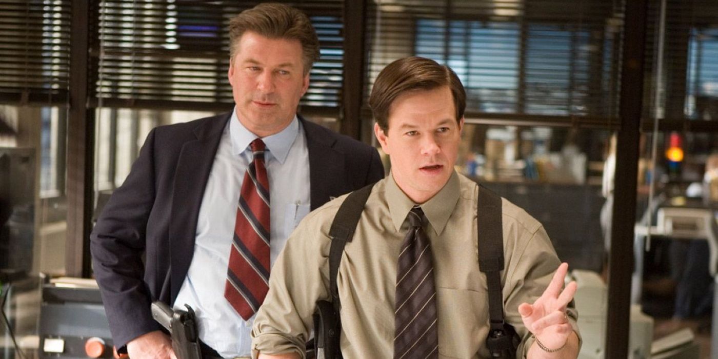 Digman and Ellerby looking angry in The Departed