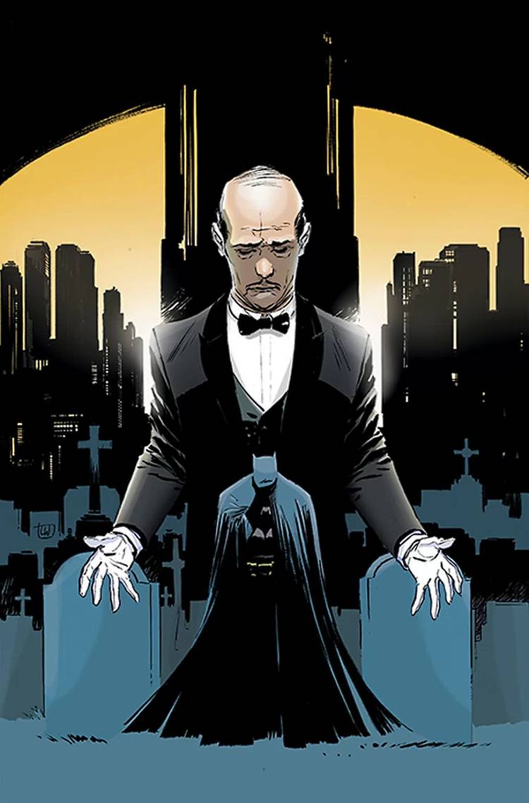 Alfred Pennyworth Dead Batman Cover Art