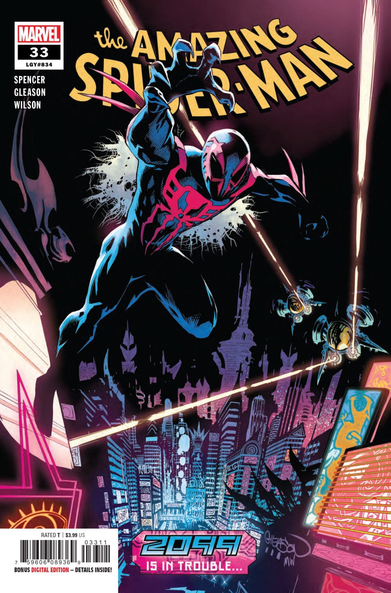 Amazing Spider-Man 33 Cover 2099