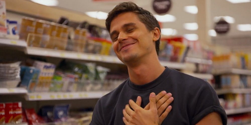 Antoni Porowski standing in a grocery store on Queer Eye Quote 9