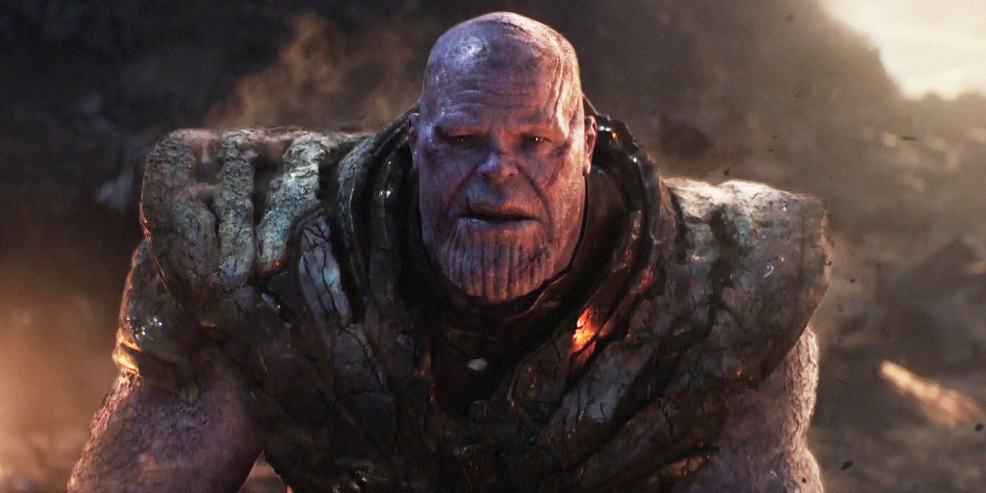 Avengers Endgame - Thanos Turns To Dust