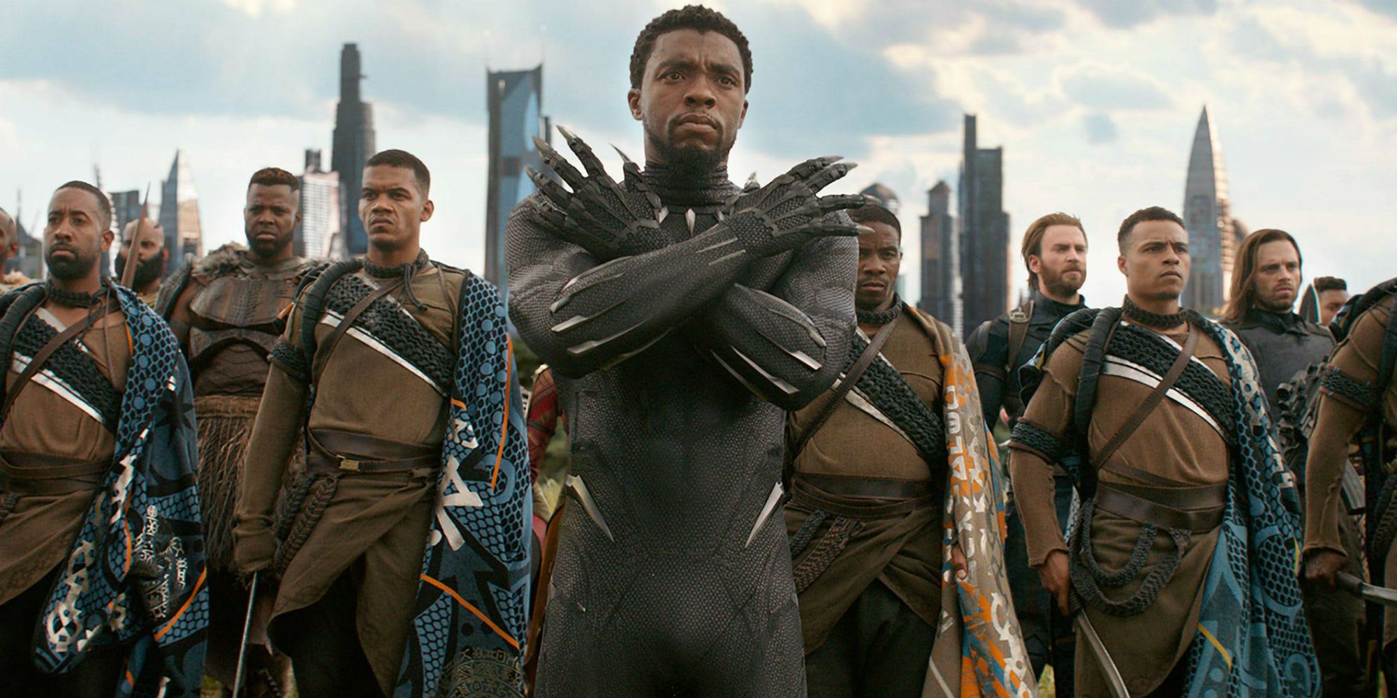 T'Challa and the Avengers prepare for battle in Avengers Infinity War