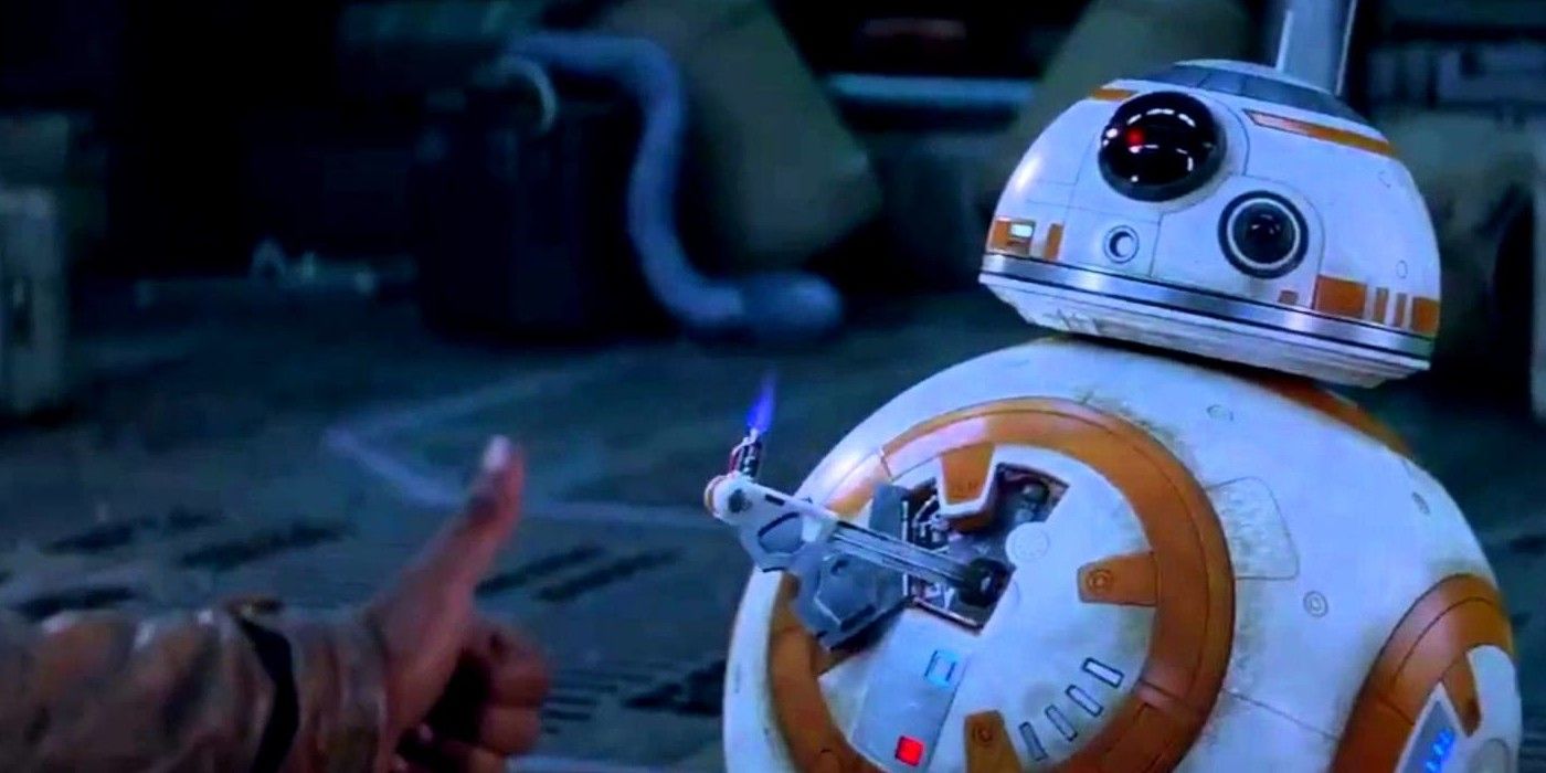 BB-8 Thumbs Up in Star Wars The Force Awakens