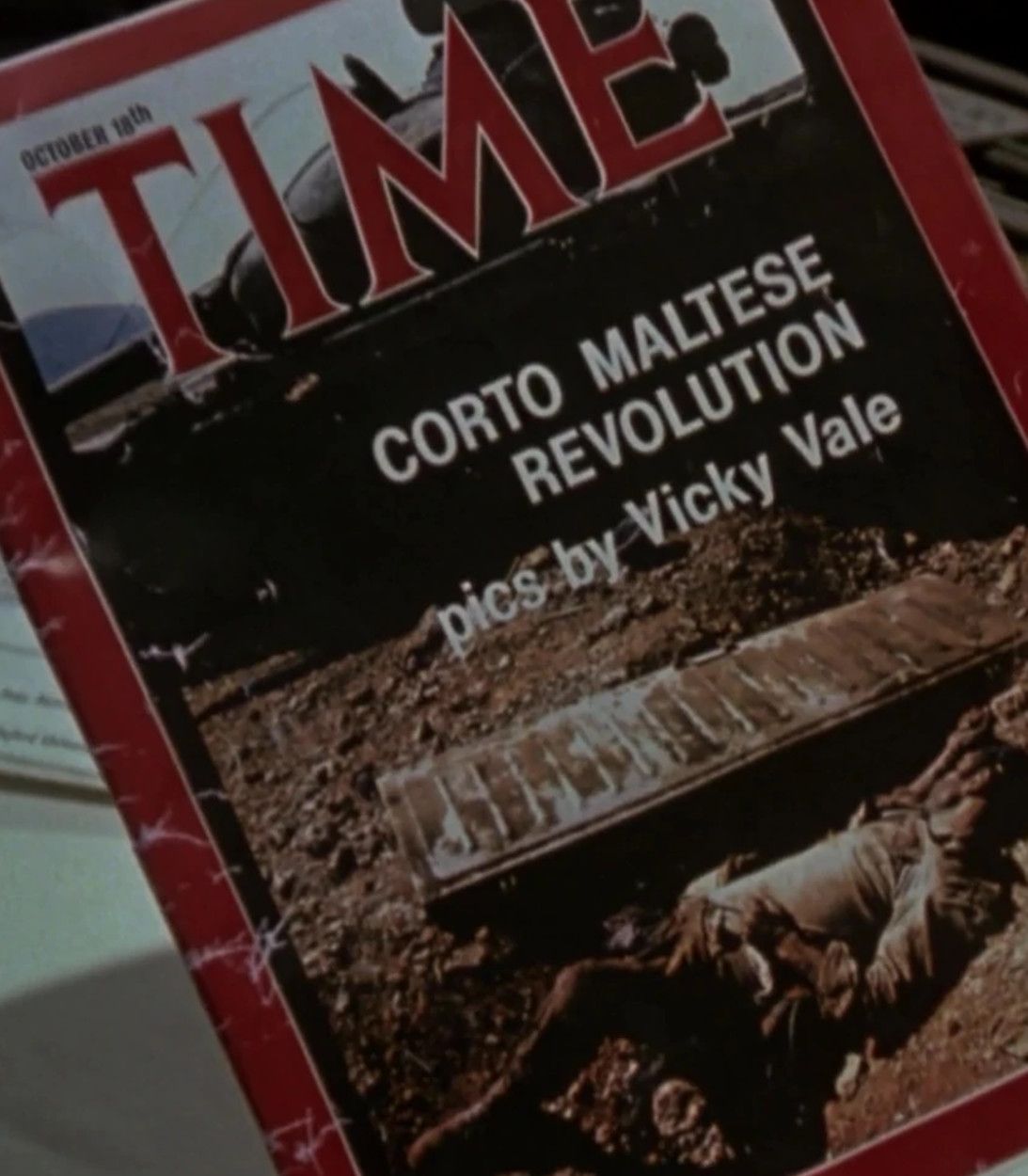 Batman 1989 Movie Corto Maltese Revoluition Time Magazine Cover Vicky Vale vertical