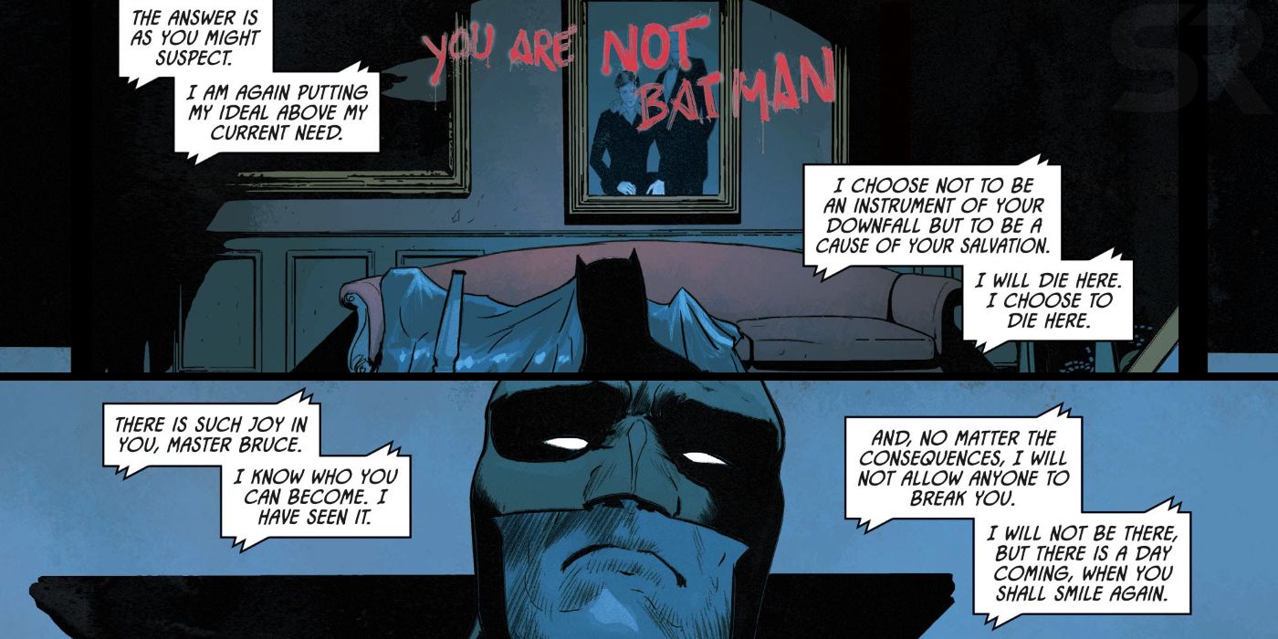 Batman Comic Alfred Death Last Words