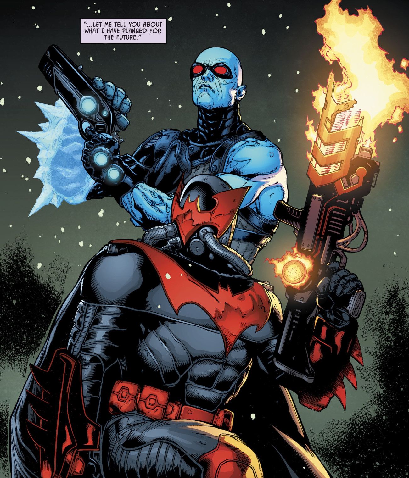 Batman and Mr Freeze Armor Team-Up Comic