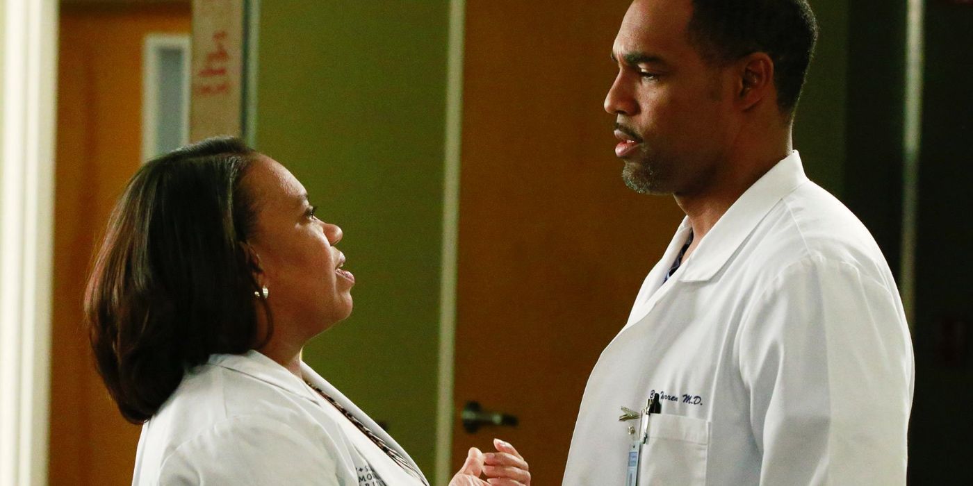 Bailey and Ben talking in Grey's Anatomy