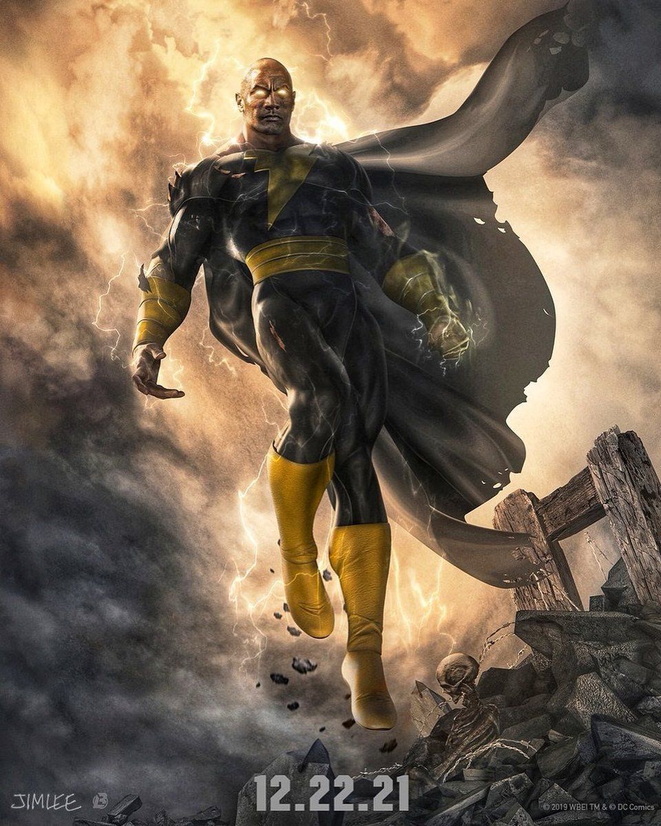 DC’s Black Adam Movie Gets Official 2021 Release Date (& First Look Art)