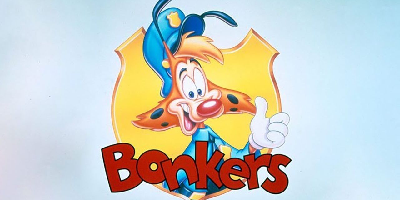 Bonkers seen on the logo for his cartoon