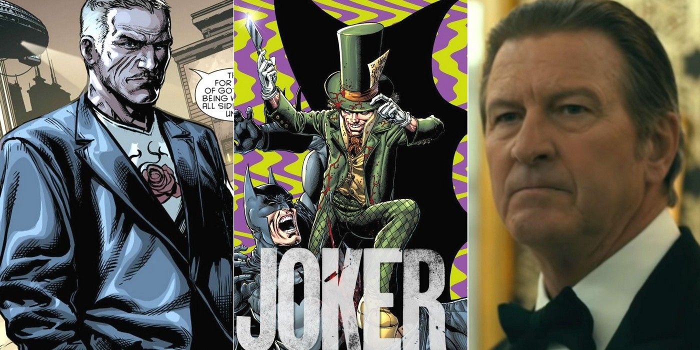 Carmine Falcone Mad Hatter Batman in comics Brett Cullen as Thomas Wayne in Joker header