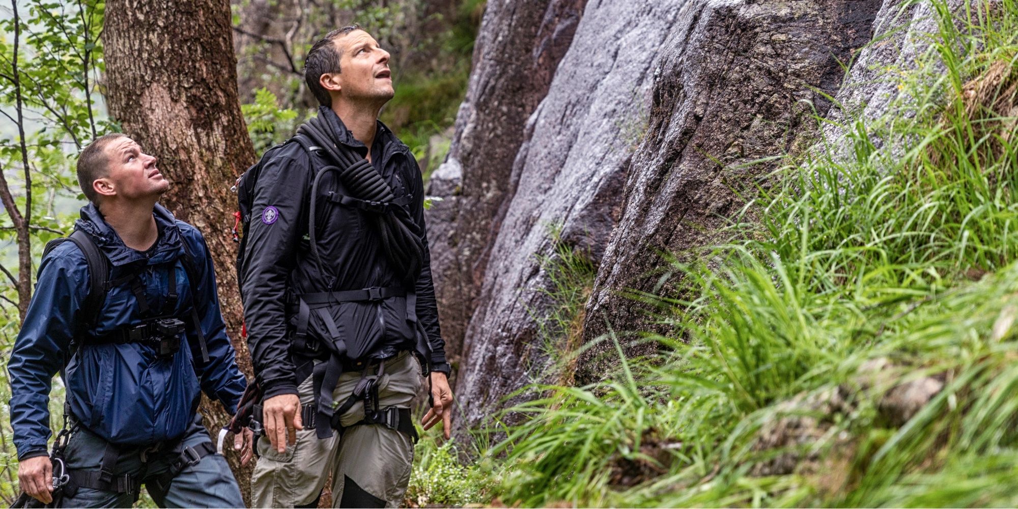Channing Tatum and Bear Grylls in Running Wild Season 5 National Geographic