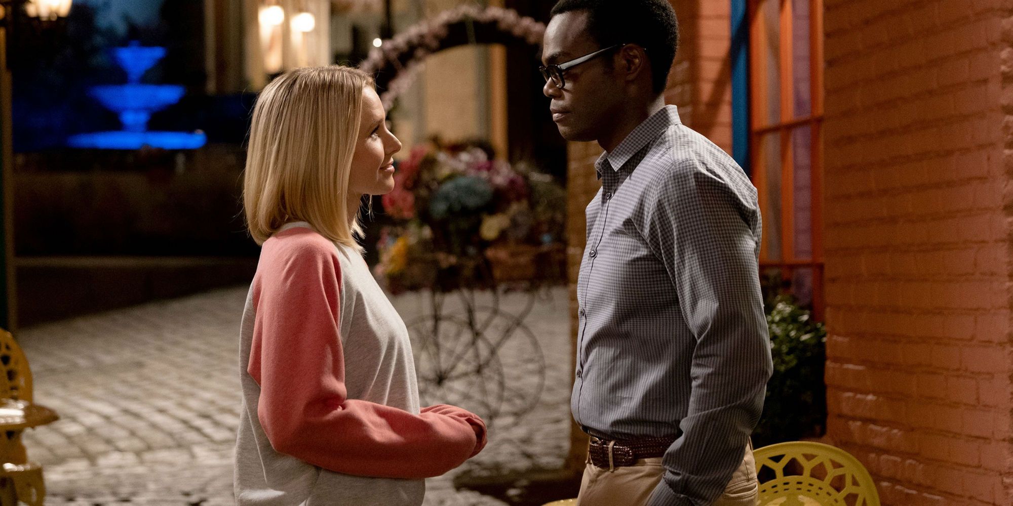 Chidi and Eleanor in The Good Place season 4