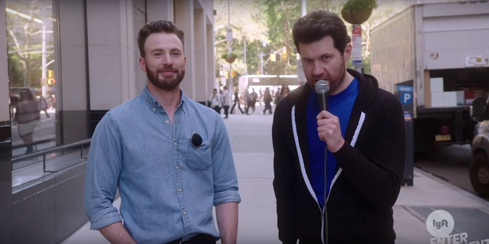 Chris Evans and Billy Eichner Billy on the Street episode