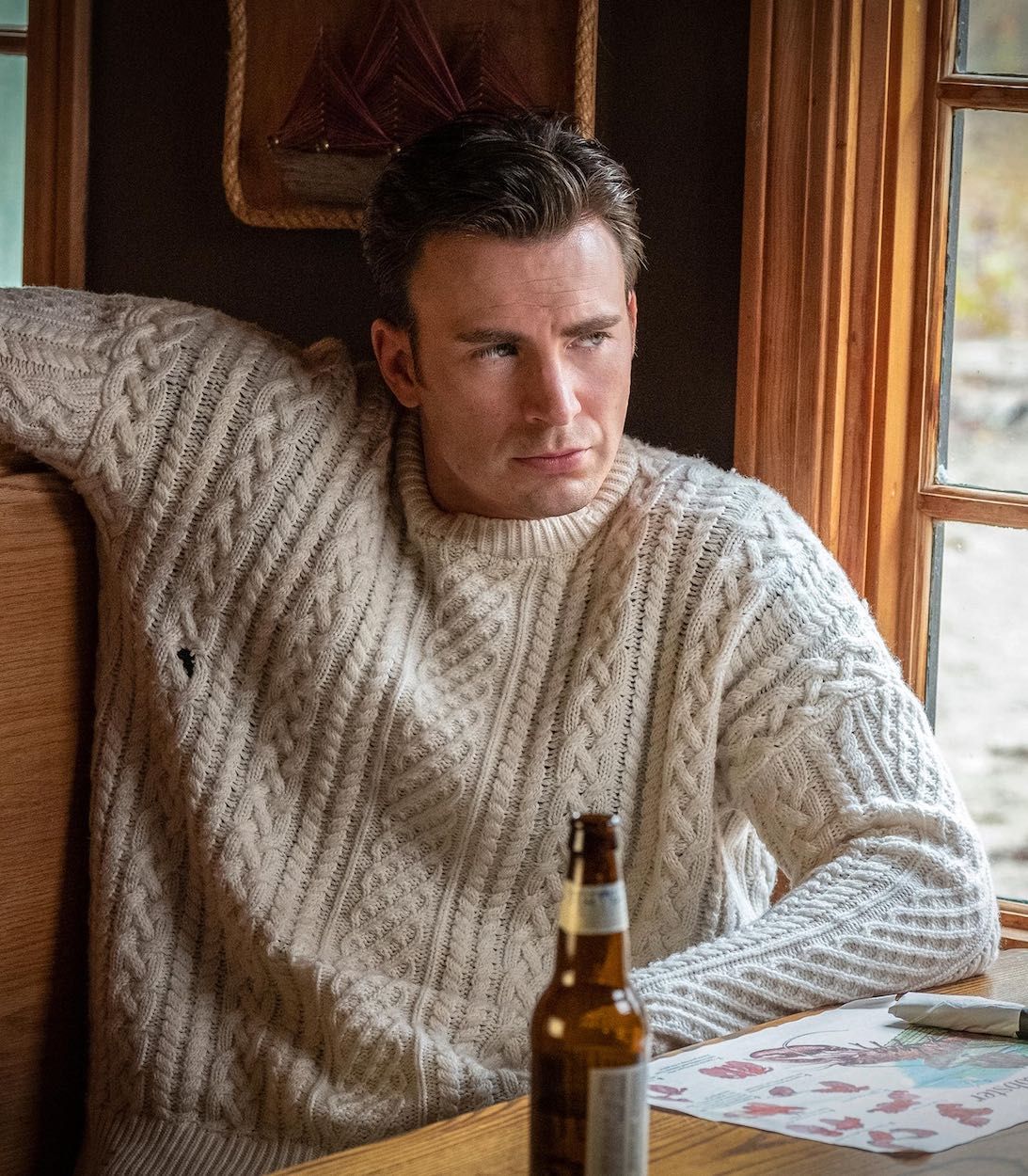 Chris Evans as Ransom Drysdale in Knives Out