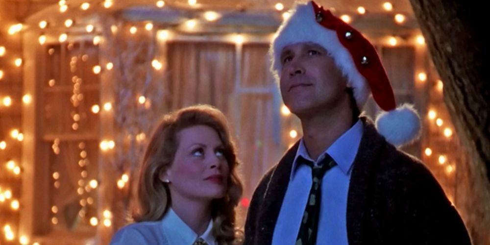 The ending scene with lights in Christmas Vacation