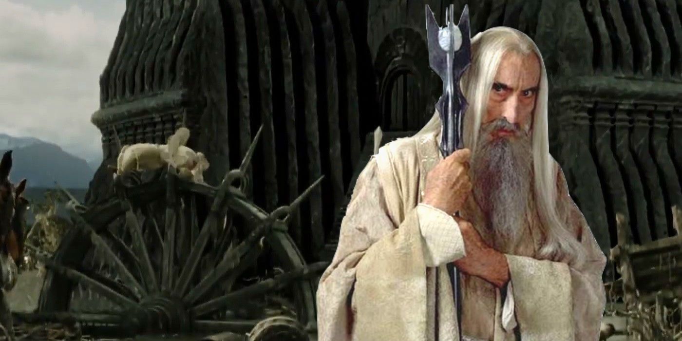 Wedstrijd climax Compatibel met Saruman's Lord of the Rings Movie Death Explained (& Why It Was Cut)
